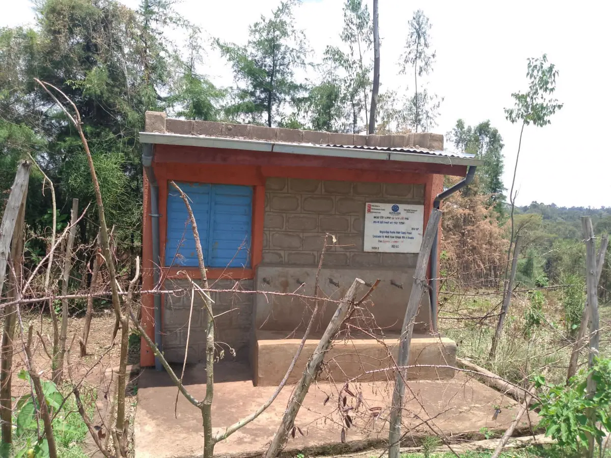 Protected water facility pump house